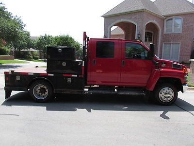 07 CHEVROLET C4500 KODIAK CREW CAB AUTOMATIC FLATBED 6.6L DURAMAX DIESEL, US $21,950.00, image 2