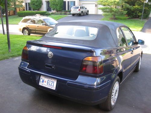 Sell used 1999 VW CABRIO GL 2.0 AUTOMATIC, 57k MILES, PEARL BLUE ...