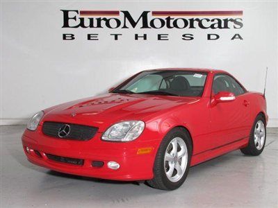 Magma red v6 slk 320  05 convertible 03 slk230 02 financing used black leather