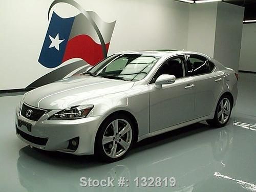 2011 lexus is 250 auto sunroof climate leather 52k mi texas direct auto