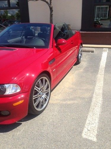 Bmw m3 convertible 2006 mint condition red