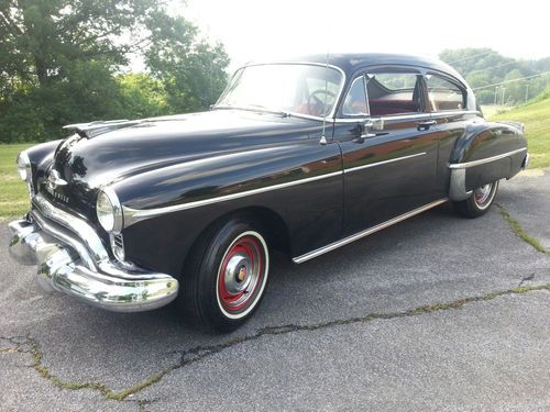 1950 black oldsmobile rocket 88 sedanette