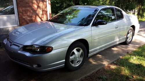 2002 chevrolet monte carlo ss black leather clean