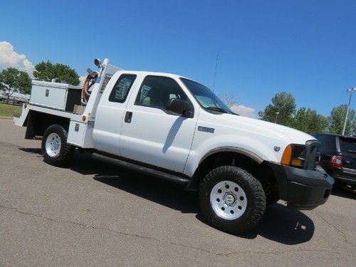 2007 ford f-250 supercab long bed utility work service body custom v10 body box