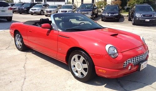 2004 ford thunderbird premium convertible 2-door with hard top