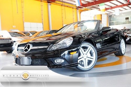 09 mercedes sl550 roadster premium-1 hk nav pdc keyless active-comfort air-scarf