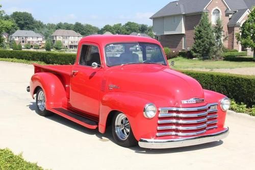 1950 chevy 5 window pick up frame off restored disc air air ride suspension