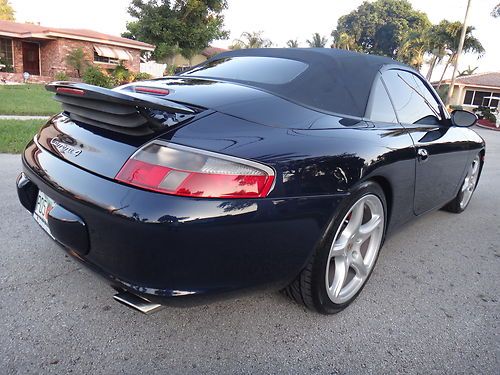 2003 porsche carrera 4 cabriolet convertible clean fl car low reserve