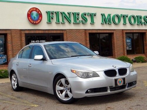 2004(04) bmw 530i sedan premium/cold weather/comfort pkg satellite radio loaded