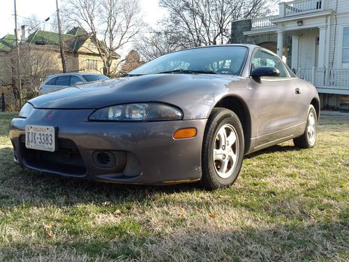 1997 mitsibuish eclipse rs grey - 107k miles!  runs great