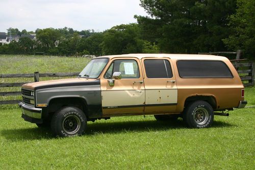1989 chevrolet suburban 4x4 silverado