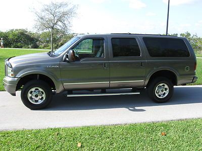 2005 ford excursion diesel one owner 4x4 clean florida truck must see