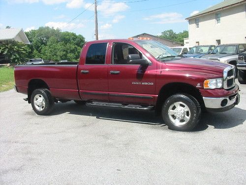 03 dodge ram 3500 slt 1 ton 4wd longbox srw cummins turbo diesel 6 speed 140k