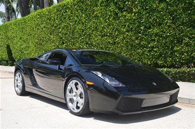 2004 lamborghini gallardo. 6 speed manual. 14k miles. black interior. san diego