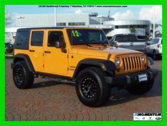 2012 jeep wrangler sport only 8k miles*4x4*automatic*hardtop*1owner*we finance!!