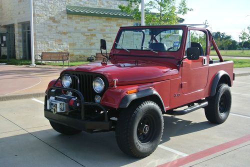 1984 jeep cj 7 daily driver florida jeep new super top 4 speed 258 4.2 liter