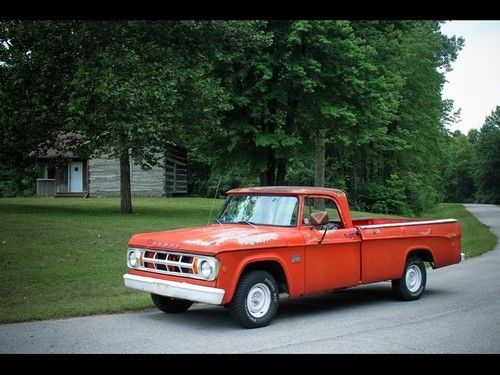 1969 dodge d100 perfect patina shop truck rat rod hot rod no reserve