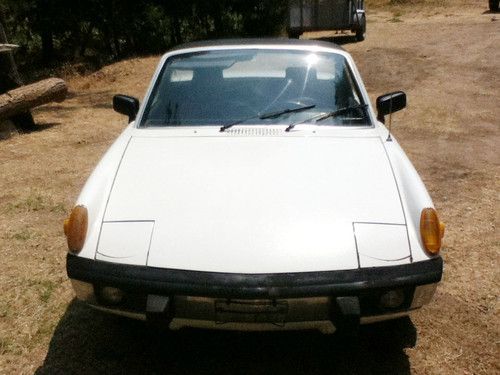 1974 porsche 914 white exterior - black interior 2 door, rear wheel dr., manual