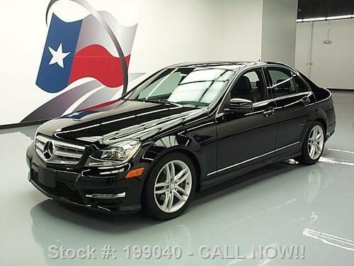 2012 mercedes-benz awd c300 4matic sport sunroof nav 9k texas direct auto