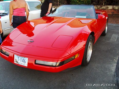 Chevrolet corvette convertible 1992