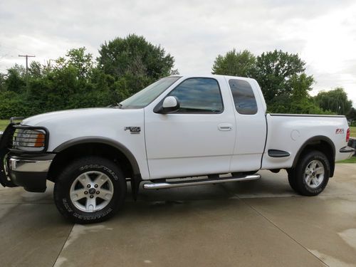 2002 ford f150 ext cab fx4 off road 1-ownr clr crfx only 25k miles no reserve