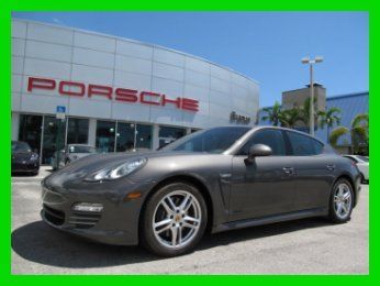 13 new agate grey 3.6l v6 panamera4 awd *power rear &amp; side sunshades *navigation