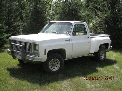 1979chevrolet short box step side 4x4 pick up nevada truck