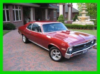 1972 chevy nova ss tribute car frame off resto 355 automatic rwd mp3 maroon