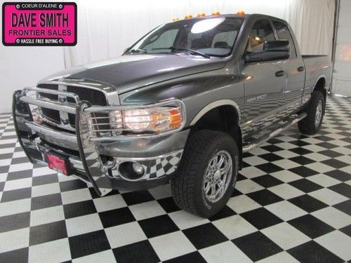 2005 quad cab short box tint tow hitch &amp; 5th wheel turbo liner chrome tube steps