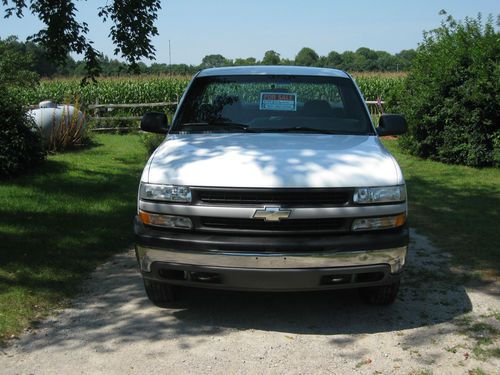 1999 chevrolet silverado 1500 ls standard cab pickup 2-door 4.8l 4wd no reserve