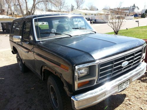 1982 ford bronco custom sport utility 2-door 5.8l