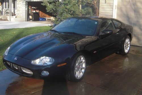 2002 - jaguar xk-r coupe - black/black   -  non-runner