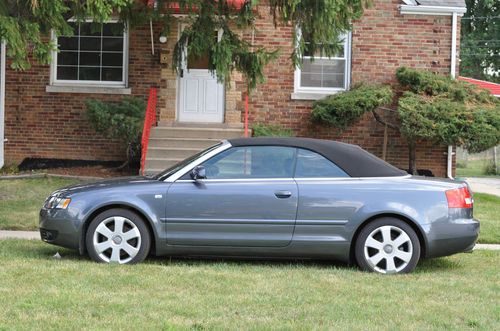 2003 AUDI A4 CONVERTIBLE, SUPER LOW 29K MILES, SALVAGE, NO RESERVE!!!, image 2