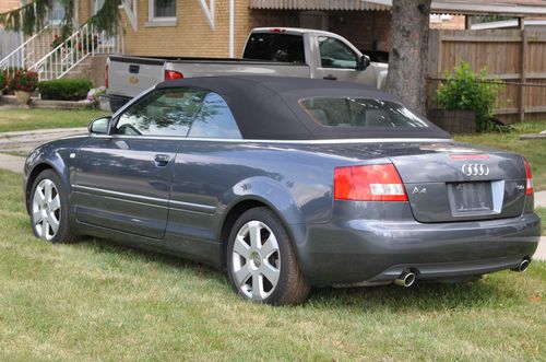 2003 AUDI A4 CONVERTIBLE, SUPER LOW 29K MILES, SALVAGE, NO RESERVE!!!, image 3