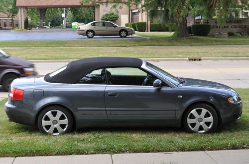 2003 AUDI A4 CONVERTIBLE, SUPER LOW 29K MILES, SALVAGE, NO RESERVE!!!, image 6