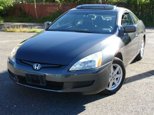 2003 honda accord coupe v6 ex leather no reserve