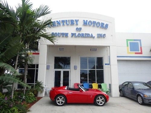 2006 pontiac solstice conv 2.4l i4 auto low mileage clean carfax loaded