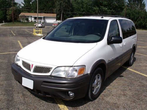 2003 pontiac montana ext 1se pkg leather mini passenger van 4-door 3.4l