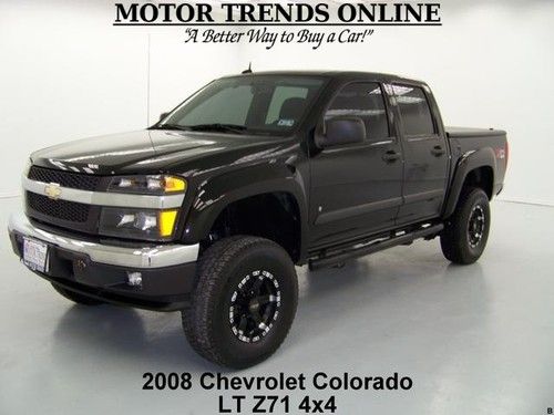 2008 z71 4wd lt lifted crew custom wheels hard tonneau cover chevy colorado 40k