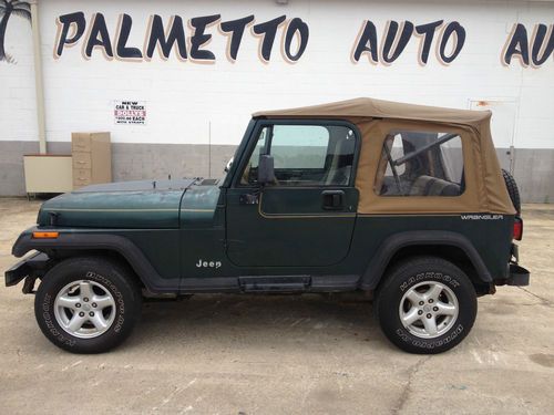 No reserve auction-1994 jeep wrangler "sport edition" 6-cyl. 5-spd. cold a/c!!