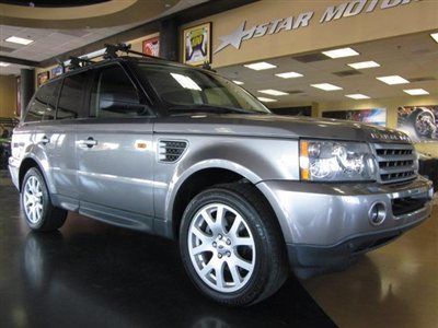 08 rover sport  navigation 72k gray black interior