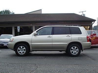 No reserve 2001 toyota highlander 4x4 4wd v6 moonroof dvd handyman's special