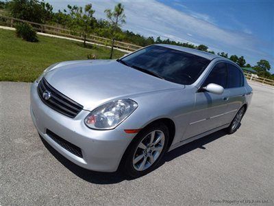 06 infiniti g35 sedan automatic leather sunroof power seats heated seats fl car