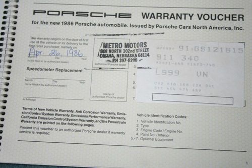PAINT TO SAMPLE 1986 Porsche 911 Carrera Coupe - Clean history, image 16