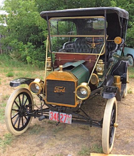 Stunning 1911 ford model t 4 dr touring-ex-museum car! engine restored!