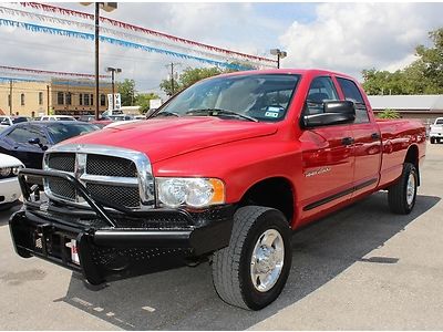 5.9l diesel 4x4 lone star manual transmission grill guard gooseneck chrome wheel