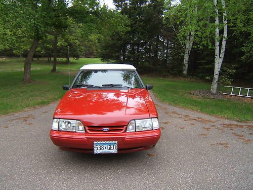 1989 ford mustang gt convertible 2-door 5.0l