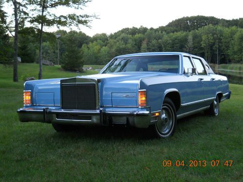 1979 lincoln continental town car, mint condition, 70k original miles