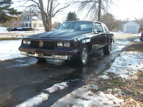 1986 oldsmobile cutlass supreme (custom) re list