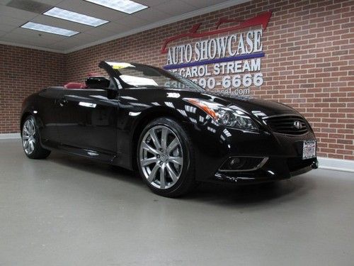 2011 infiniti g37s limited edition convertible navigation factory warranty